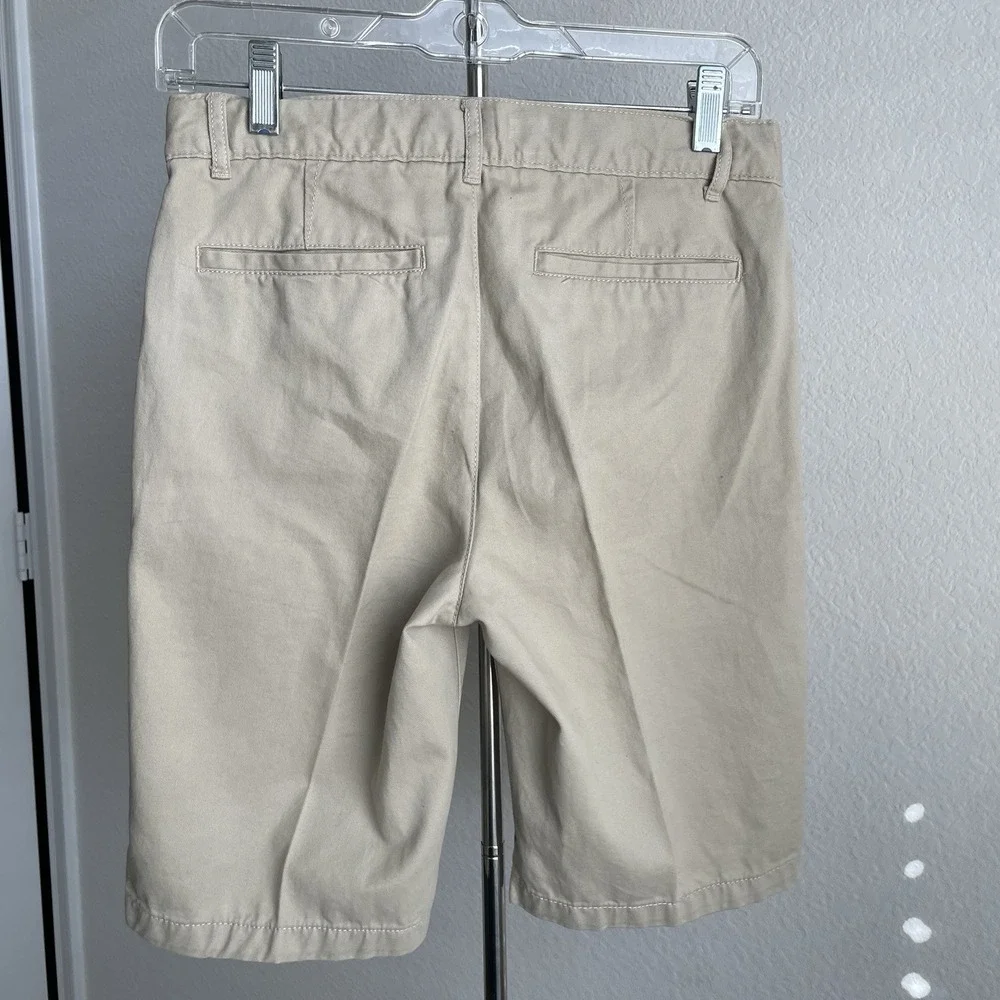 The Children's Place Beige Shorts Boys Kids Size 14 Khaki Casual Uniform Office